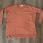 Altar'd State Terracotta Crewneck Sweater Photo 0