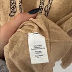 J.Crew Cotton Sweater with Black Cheetah Design Photo 2