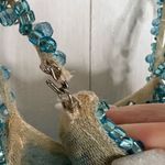 Angela and Alison  teal blue beaded prom wedding ball evening gown Women’s size 0 Photo 1