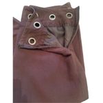 Larry Levine  Chocolate Brown Cuffed Capri Pants With Medallions at Waist Fully L Photo 4