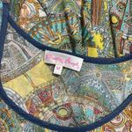 Pretty Angel Women's Yellow Multi Pattern Sleeveless Round Neck Tunic Top Size M Size M Photo 3