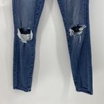 Good American good legs crop high waisted skinny deconstructed knees sz 00 Photo 5