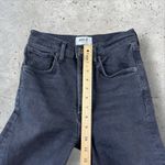 AGOLDE  Women's‎ Riley High Rise Straight Crop Jeans Faded Black Size 24 Photo 8
