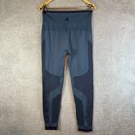 Adidas  Pants Women's Large Blue PrimeKnit Believe This Seamless Tech Ink Photo 8