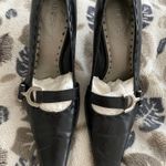 BCBGirls New Women’s Size 6B Black Leather Pumps By Photo 0