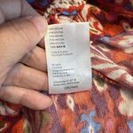 Anthropologie  Robin Mini Dress XS Red Pink Babydoll Floral Ruffled Tiered Fairy Photo 8