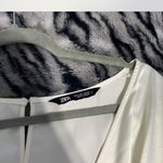 ZARA Cream Satin Blouse Photo 2
