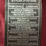 Betsey Johnson  Long Bell Sheer Sleeve Babydoll Mini Dress Burgundy Floral XS Photo 6