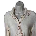 With Jean NWT  Andy Burton front mini dress in cream sz M Photo 6