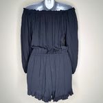 Brandy Melville Black Off the Shoulders Romper Photo 5