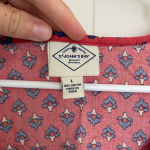 st. john's bay EUC | St. John’s Bay women’s patterned shoulder cutout blouse —‎ large Photo 2