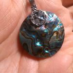 Abalone Shell Sterling Silver Dragonfly Pendant Stainless Steel Necklace Photo 11