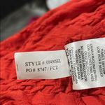 Elegant Red Cowl Neck Blouse Size M Photo 6