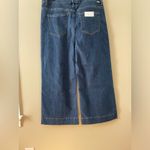 RISEN Jeans High Rise Wide Leg Button Fly Dark Wash Denim Size 2X 18 / 20 NWT Blue Photo 8