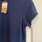 Brooks Women's Navy Blue T-Shirt Photo 5