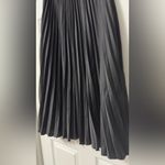 H&M  Black A-Line Pleated Skirt Photo 3