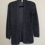 Chico's Chico’s Indigo Luster Cardigan. Lucious soft knit in shades of blue and silver. Photo 0