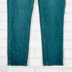 American Eagle Mom Straight Jean Teal Corduroy Stretch Women, Size 0 Photo 1