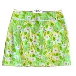 Lilly Pulitzer Vintage Socialite Butterfly Mini Skirt sz 8 Feminine Daisy Floral Photo 3