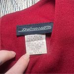 Jonathan Martin Vintage 90s ‎ Red Mini Dress Womens Size 9 Made in USA Cocktail Photo 2