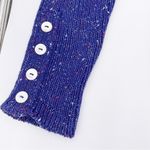 Modcloth  Impromptu Photoshoot Open Knit Sweater Purple Speckled Size Small Photo 7