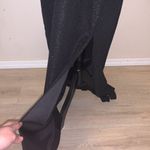 Teeze Me NWT  black metallic sparkly Pearl beaded neck evening dress Photo 2