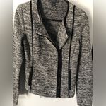 Armani Exchange Women’s Jacket Blazer Fitted Career Zip Moto size SP tiny stain Photo 4