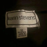 Karin Stevens  Brown Long Sleeve Sheath Dress Photo 2