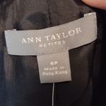 Ann Taylor  - petites brown blazer with shoulder pads size 8 petite Photo 4