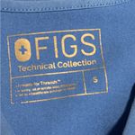 FIGS Royal Blue Scrubs Set Size S Catarina Top & High Waisted Livingston Pants Photo 9