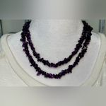 Artisan  amethyst chip bead single strand necklace Photo 4