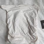 Amazon SUUKSESS Off the shoulder rouched white top Photo 0