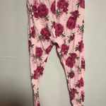Floral Pajama Set Pink Size L Photo 5