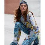 Free People FP Movement Folk Art Floral Keep Rolling Printed Long Sleeve Size XS Photo 3