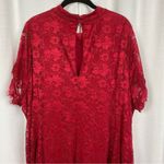 Torrid Red Lace High Neck Skater Mini Dress Sz.4 Photo 11
