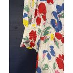 Rixo Dress Womens 4 Floral Multicolor Long Sleeve Maxi Ruffle Hem New Tag Rayon Photo 5