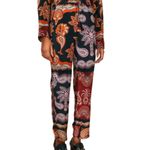 Farm Rio NWT  Sweet Mermaids Black Pants Photo 2