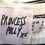 Princess Polly Striped Ribbed Henley Button Front Mini Dress Size 2 Photo 6