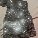 DO+BE Divina Ruched One Shoulder Sequin Dress size M Photo 5
