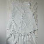 Club Monaco  Coquette Women's White Sleeveless Cut Out Romper With Pockets Photo 13