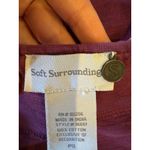 Soft Surroundings Dress Women Small Petite Purple Embroidered Beaded Boho Photo 10