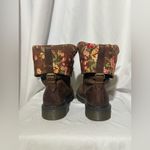 Dr. Martens  Triumph Brown Leather Floral Boots | US 6 Photo 8