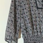 Westport  Black and Purple Long Sleeve Dress Photo 9