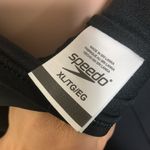 Speedo  booty short like woman bathing suit halter tie around neck size XL black Photo 5