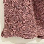 Free People  Rose Pink Floral Lace Boxy Cowl Neck Top Size XS New Photo 7