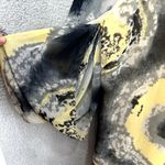 Ark & Co Tie Dye Balloon Sleeve Boho Tunic Dress Small Yellow Artsy Festival Photo 3