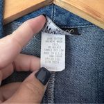 VINTAGE studded denim jacket MADE IN USA Women’s SIZE SMALL Blue Photo 5