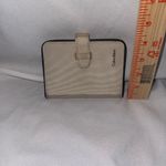 Calvin Klein VINTAGE SIGNATURE  TAN NYLON BI FOLD WALLET PHOTO ALBUM Photo 3