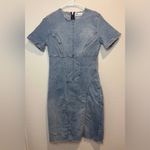 ZARA Women’s Light Blue Denim Mini Dress Size M Photo 1