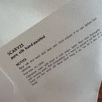 Hand Painted Silk Scarves Set of 3 Blue Photo 4